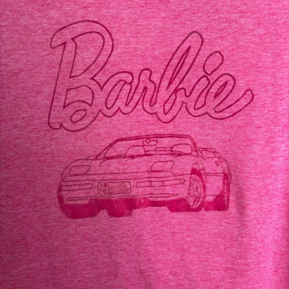 Barbie Pink Short Sleeve Tee with Car Graphic - Picture 3 of 4
